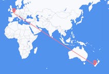 Flyreiser fra Queenstown, New Zealand til Paris, Frankrike