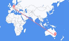Flights from Canberra to Memmingen
