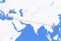 Flyreiser fra Zhanjiang, Kina til Iraklio, Hellas