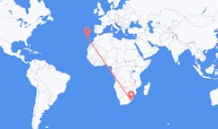 Flights from Margate, KwaZulu-Natal, South Africa to Vila Baleira, Portugal