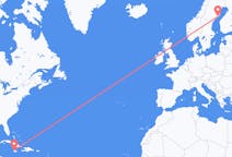 Flyg från Montego Bay, Jamaica till Umeå, Sverige