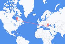 Loty z Kuujjuarapik, Kanada Do Istambułu, Turcja