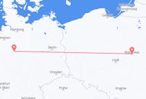 Flyg från Warszawa, Polen till Hannover, Tyskland