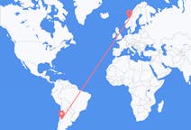 Flyreiser fra Mendoza, Argentina til Trondheim, Norge