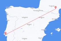 Vluchten van Carcassonne, Frankrijk naar Lissabon, Portugal