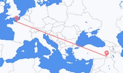 Flyreiser fra Deauville, Frankrike til Sirnak, Tyrkia