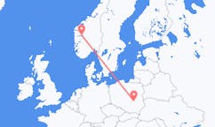 Vuelos de Sogndal, Noruega a Radom, Polonia
