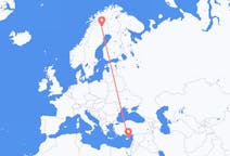 Flights from Gällivare to Larnaca