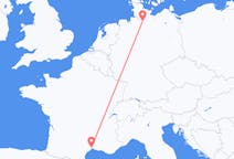 Flyrejser fra Hamborg til Montpellier