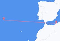 Flug frá Oran, Alsír til Santa Maria, Portúgal