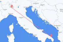 Flyrejser fra Brindisi, Italien til Milano, Italien