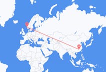 Flights from Ji an, China to Stord, Norway