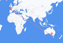 Flyreiser fra Mount Gambier, Australia til Bilbao, Spania