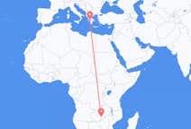 Flyg från Lusaka, Zambia till Patras, Grekland