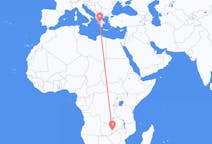 Flyrejser fra Lusaka, Zambia til Patras, Grækenland