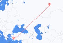 Flyreiser fra Jekaterinburg, Russland til Dalaman, Tyrkia