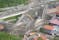 photo of aerial view of Balder roller coaster on Liseberg amusement park in Gothenburg, Sweden.