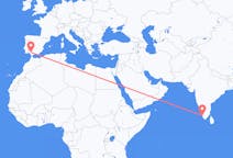 Flyreiser fra Kochi, India til Sevilla, Spania
