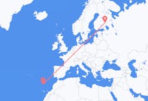 Flights from Joensuu, Finland to Funchal, Portugal