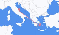Flights from Pescara, Italy to Plaka, Milos, Greece