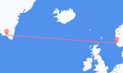 出发地 格陵兰纳萨克目的地 挪威斯塔万格的航班