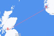 Flyg från Stavanger, Norge till Glasgow, Skottland