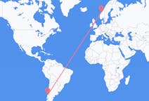 Flyrejser fra Temuco, Chile til Kristiansund, Norge
