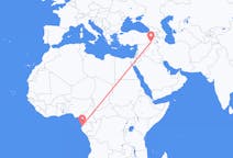 Flyg från Libreville, Gabon till Şırnak, Turkiet