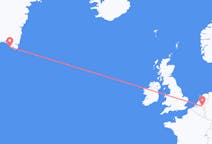Flights from Nanortalik, Greenland to Eindhoven, the Netherlands