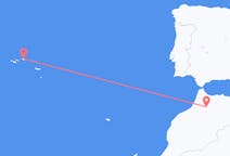 Fly fra Fes til Terceira