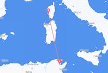 Flights from Tunis to Ajaccio