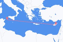 Flights from Pantelleria, Italy to Larnaca, Cyprus