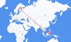 Flights from Luwuk, Indonesia to Savonlinna, Finland