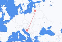 Flyg från Kaunas till Brač