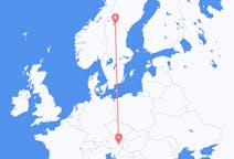 Flyreiser fra Östersund, Sverige til Graz, Østerrike