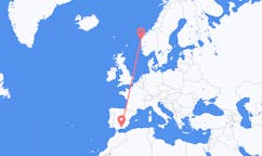 Flights from Florø, Norway to Granada, Spain