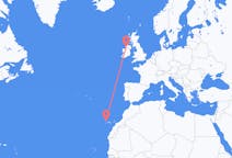 Fly fra Santa Cruz de La Palma til Donegal