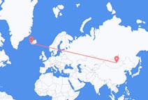 Loty z Ułan Bator, Mongolia z Reykjavík, Islandia