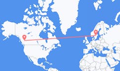 Flyreiser fra Prins George, Canada til Örebro, Sverige