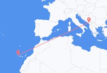 Flights from Podgorica to La Palma