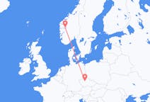 Flights from Sogndal to Prague