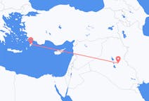Vols de Bagdad, Irak pour Rhodes, Grèce