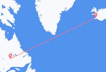 Flights from Wabush in Canada to Reykjavik in Iceland