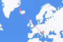 Fly fra Dubrovnik til Ísafjörður