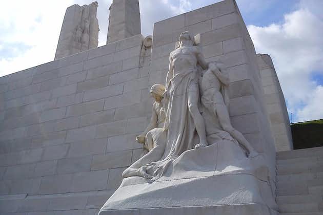Canadian Somme and Flanders battlefield tour 2 days starting from Lille or Arras