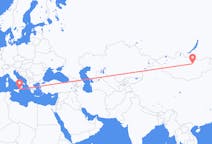 Flights from Ulaanbaatar, Mongolia to Reggio Calabria, Italy