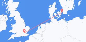 Flights from the United Kingdom to Denmark