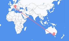 Flyreiser fra King Island, Australia til Ancona, Italia