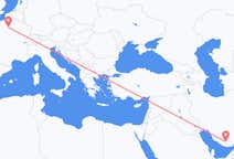 Flyreiser fra Lar, Iran til Paris, Frankrike