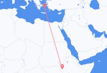 出发地 埃塞俄比亚出发地 甘贝拉目的地 希腊纳克索斯的航班